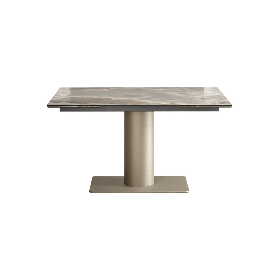Cilindro Extendable Dining Table: Ceramic Top