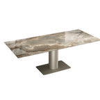 Cilindro Extendable Dining Table: Ceramic Top