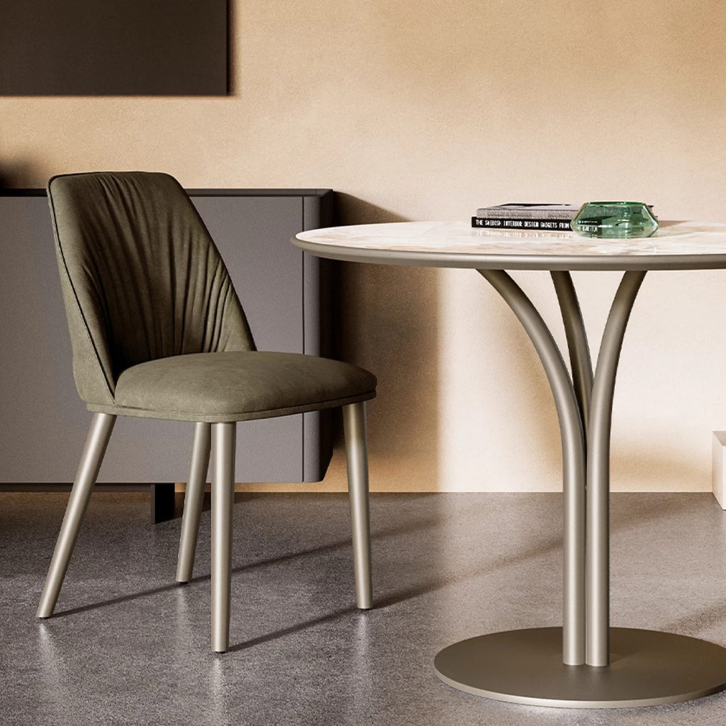 Diva Dining Chair: 4 Metal Legs