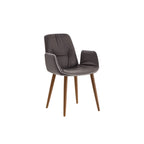 Lisa Dining Chair: 4 Wooden Legs