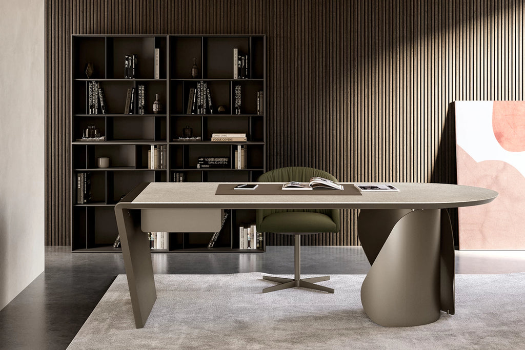 Onda Desk: Ceramic Top