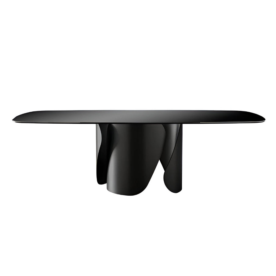 Onda Dining Table: Glass Top