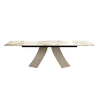 Twist Extendable Dining Table: Ceramic Top