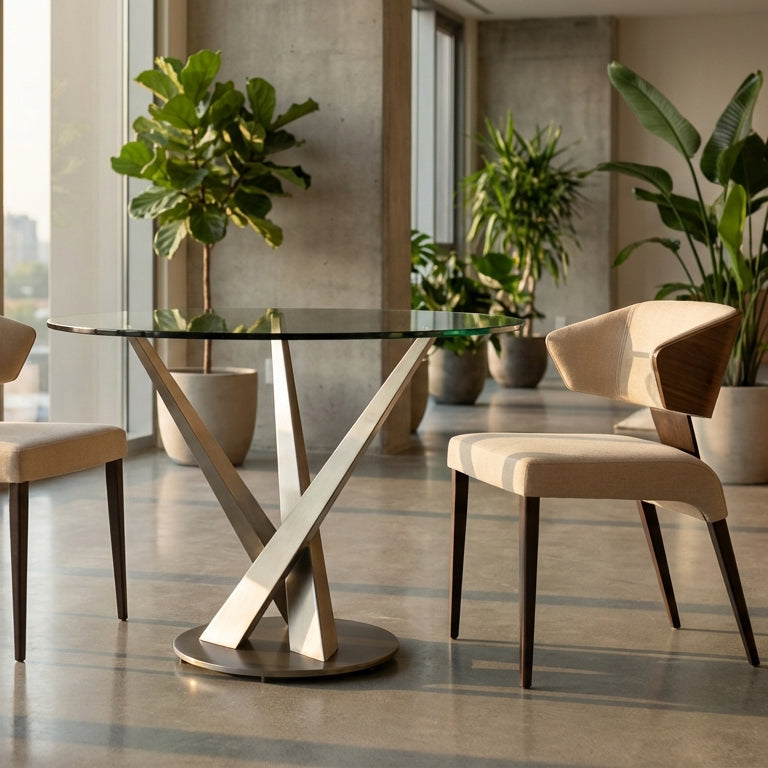 Crystal Bistro Table