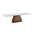 Gea Extendable Dining Table: Ceramic Top