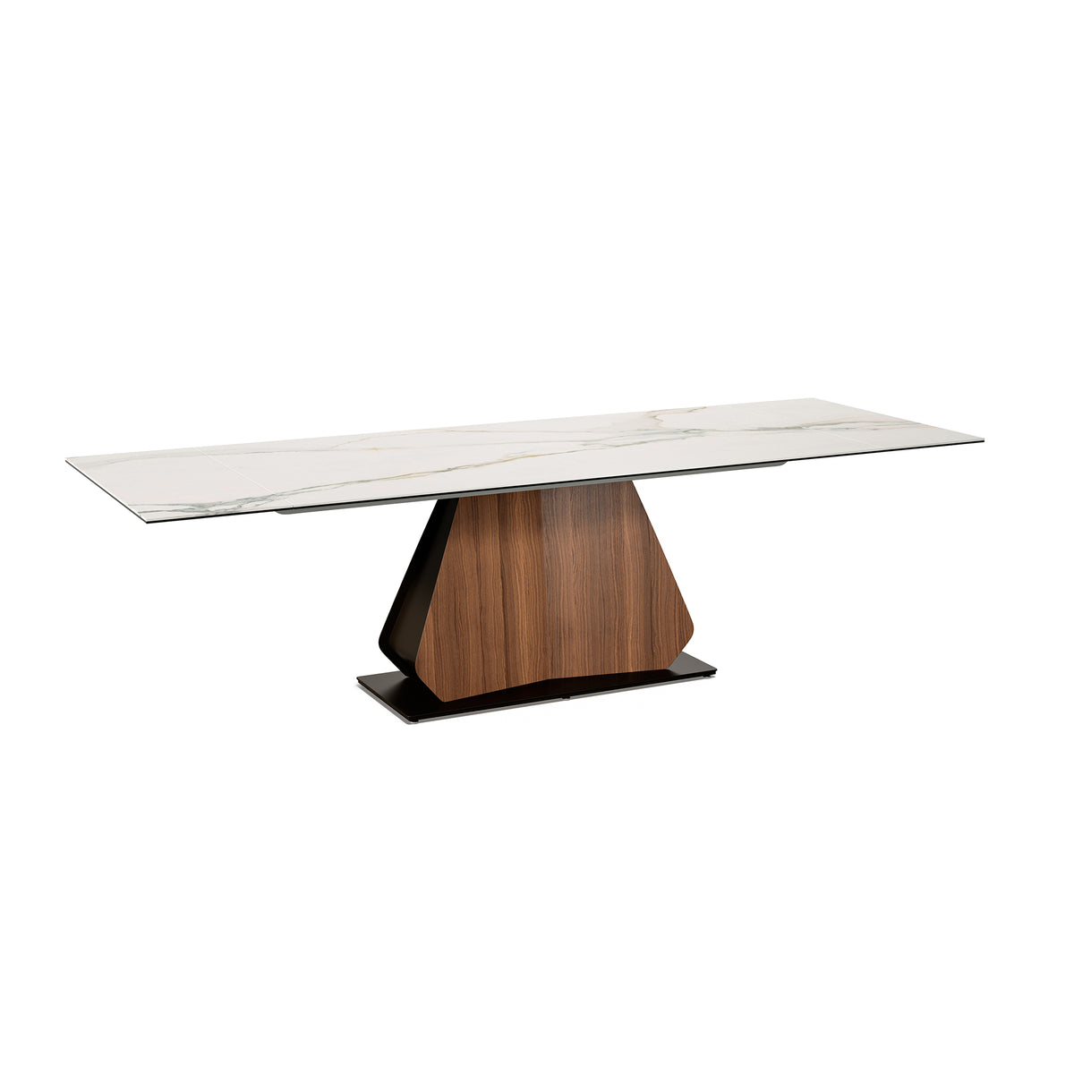 Gea Extendable Dining Table: Ceramic Top