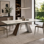 Hyper Extendable Dining Table: Ceramic Top