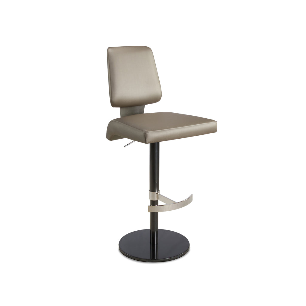 Magnum Swivel Barstool: Fully Upholstered Backrest