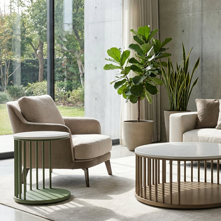 Spoke Accent Table