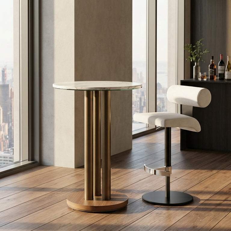 Trilogy Bar Table: Ceramic Top