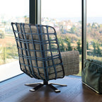 Cocoon Bergere Swivel Accent Chair