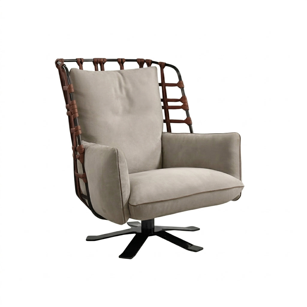 Cocoon Bergere Swivel Accent Chair