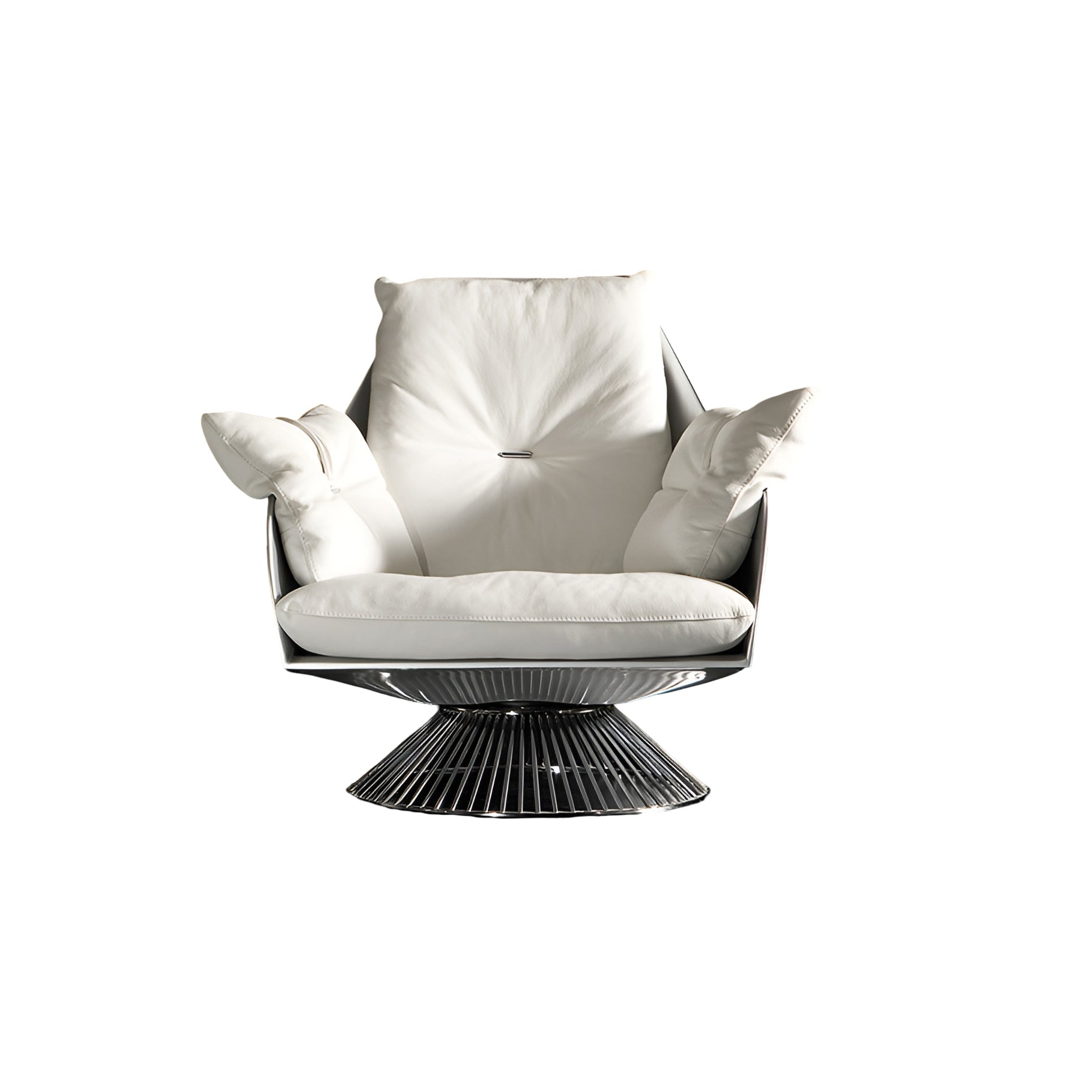 Gloss Swivel Accent Chair