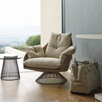 Gloss Swivel Accent Chair