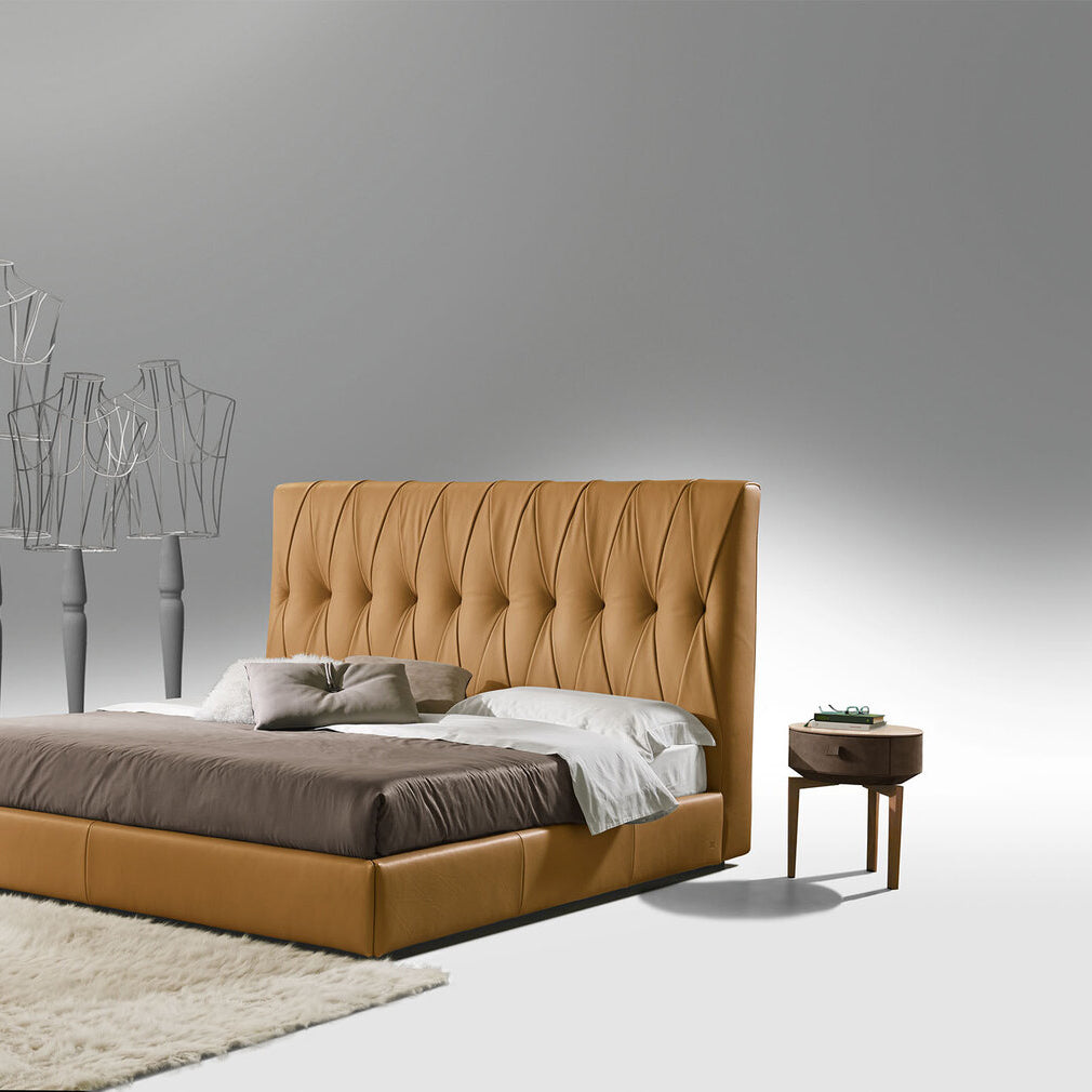 Sky Nightstand: Wood Leg