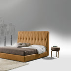 Sky Nightstand: Wood Leg