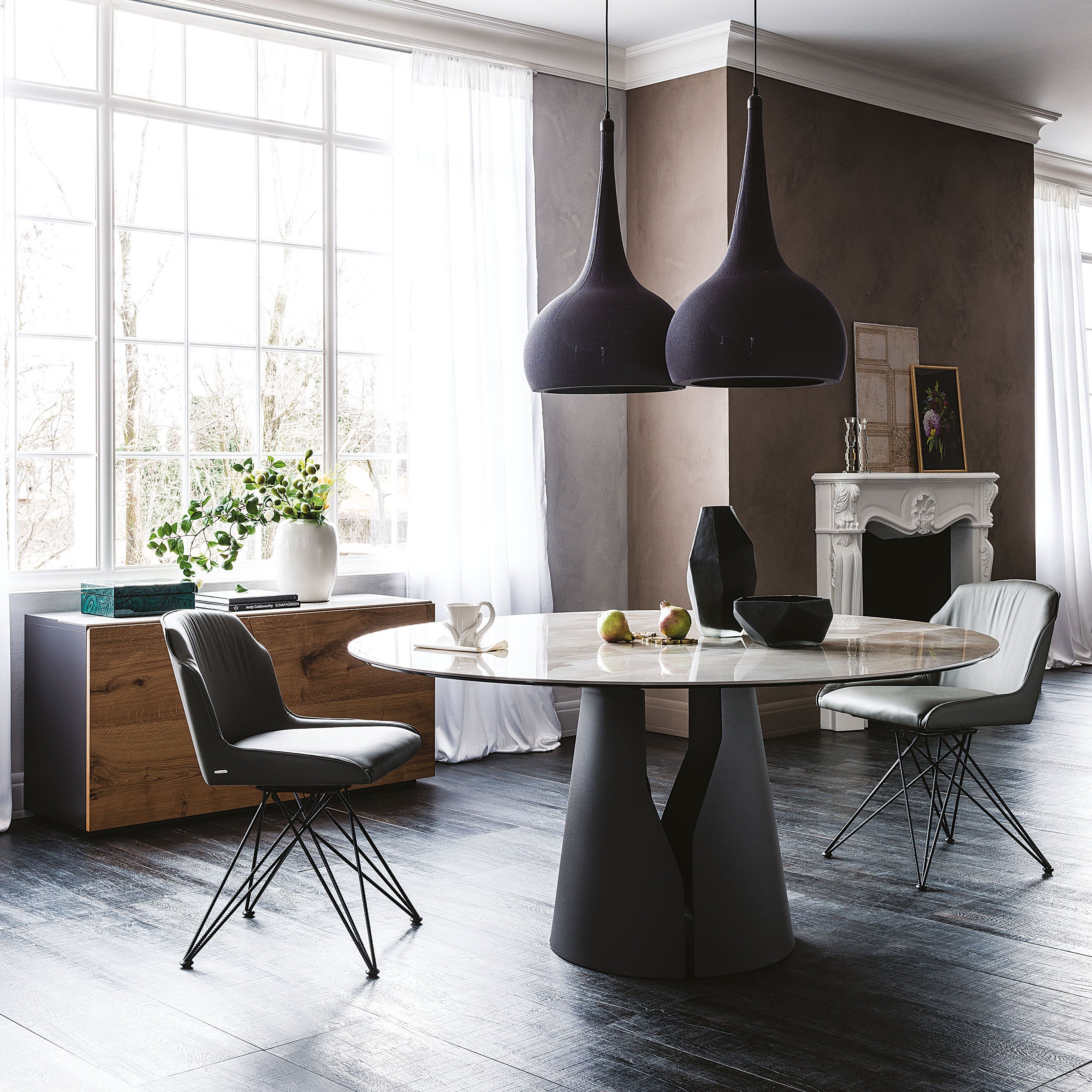 Giano Keramik Round Dining Table