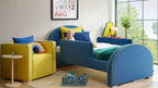 Luna Twin Bed: High Headboard