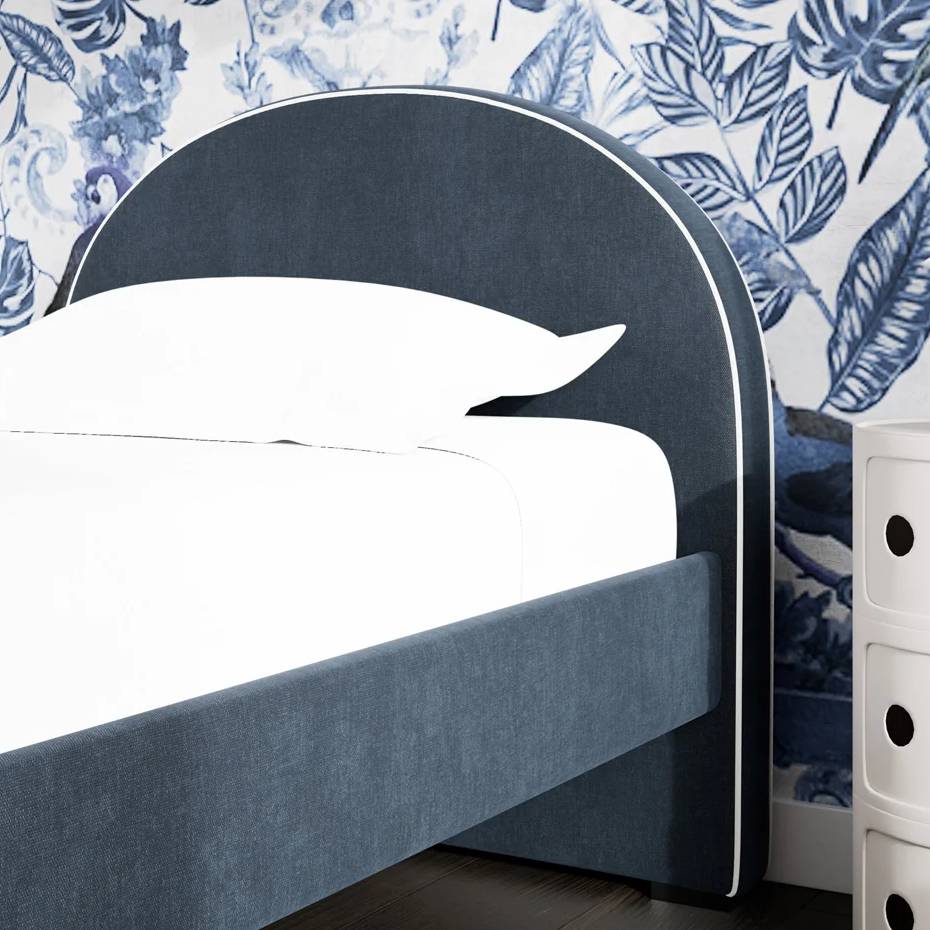 Luna Twin XL Bed: High Headboard