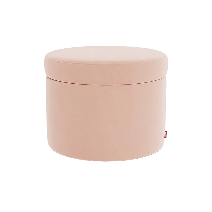 Round Storage Ottoman