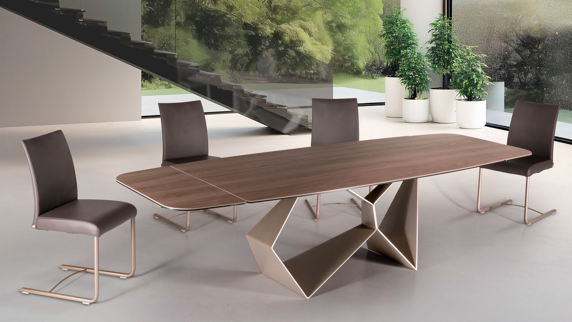 Gravity Extendable Dining Table