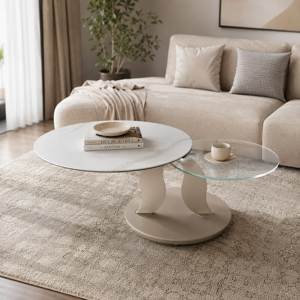 Leaf Extendable Coffee Table