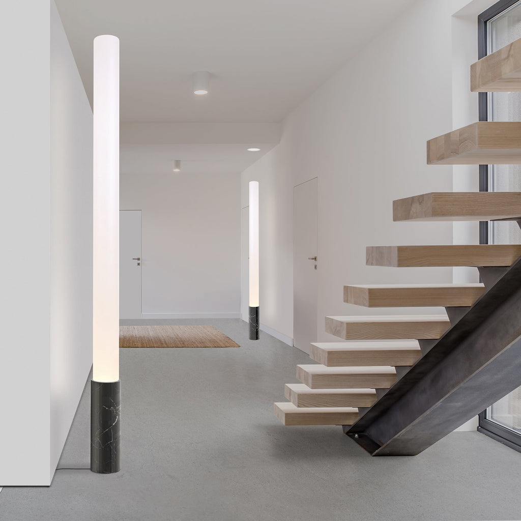 Elise Floor Lamp: Marble Base