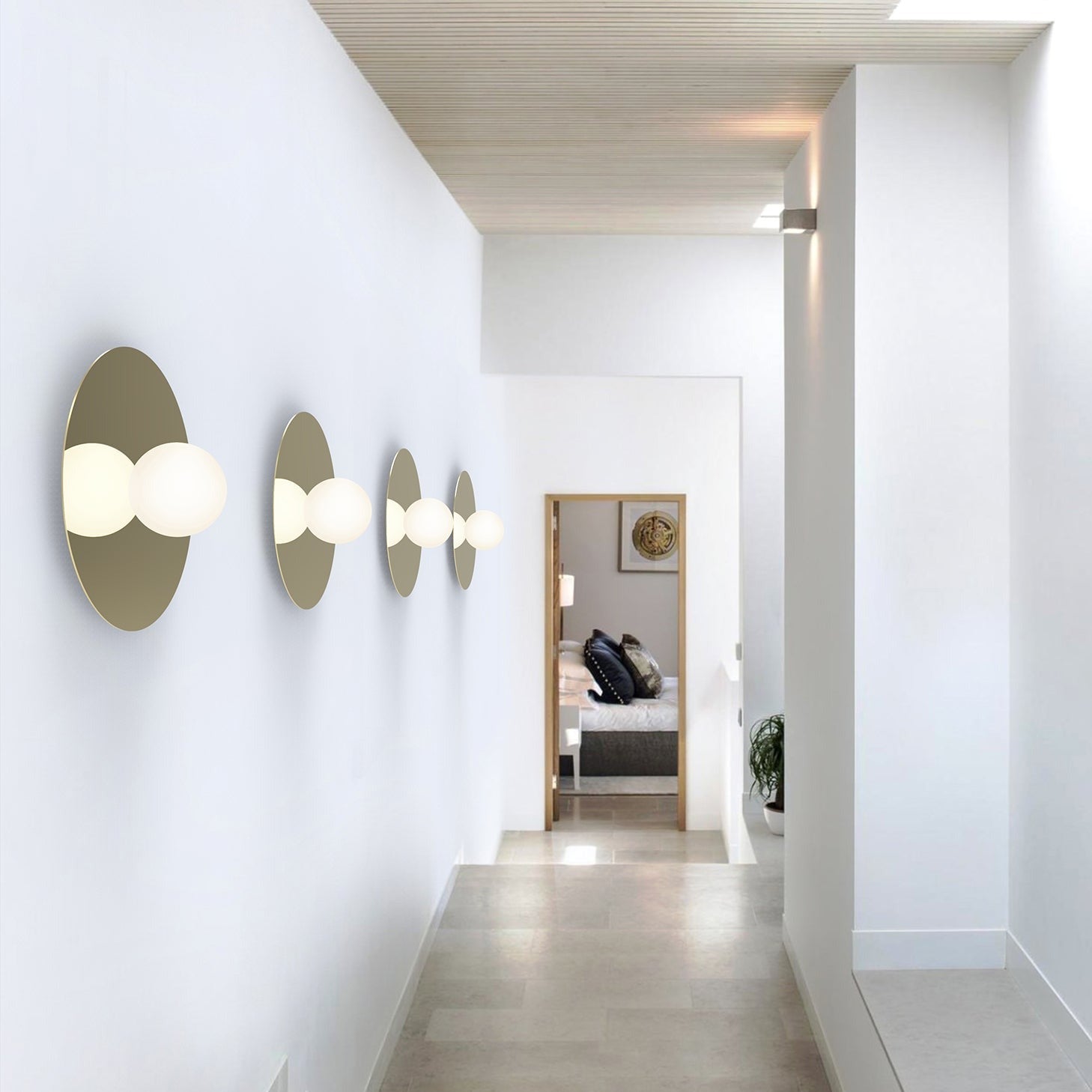 Bola Disc Wall + Ceiling Light