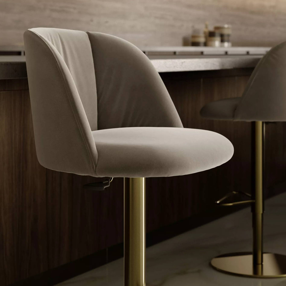 Agatha Swivel Barstool