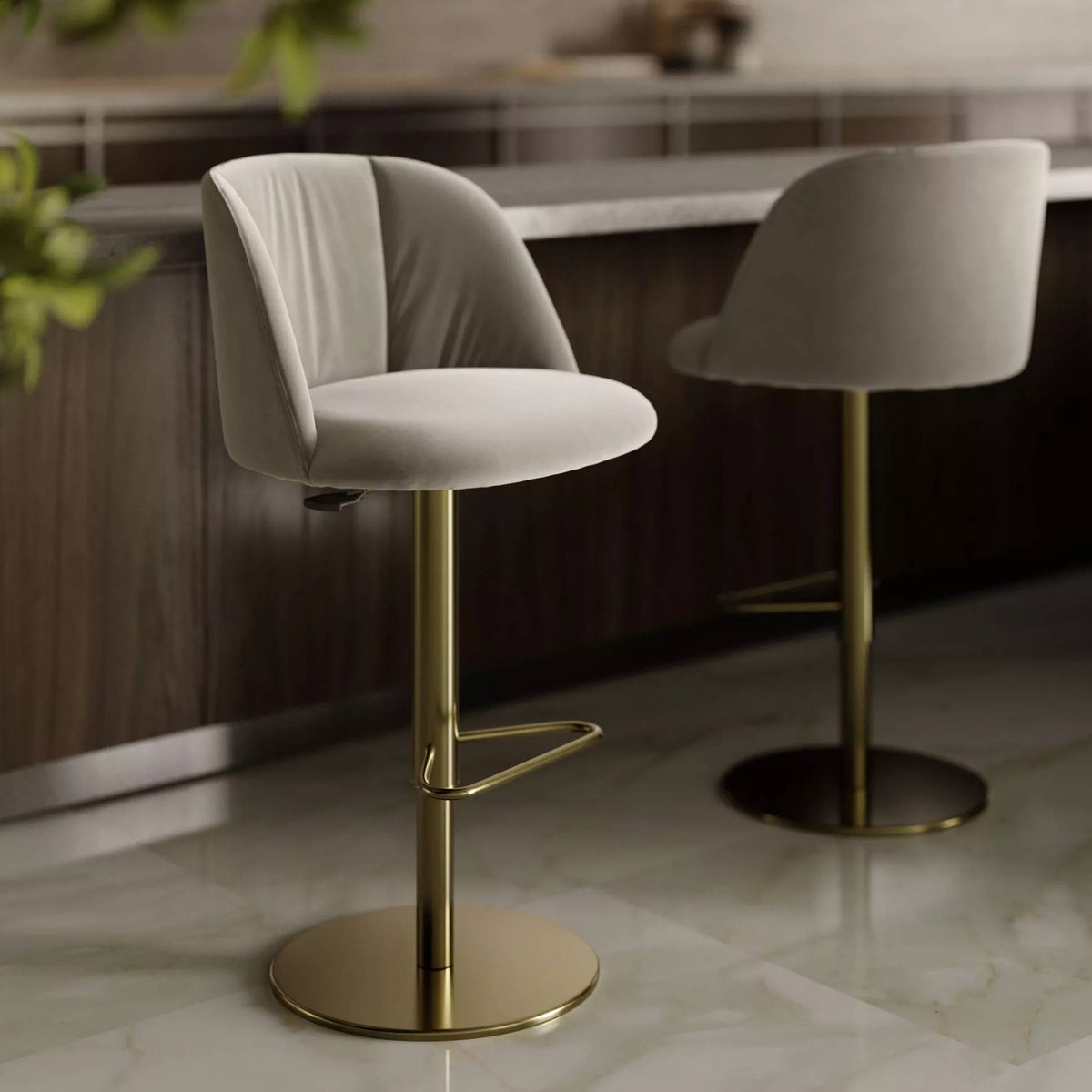 Agatha Swivel Barstool