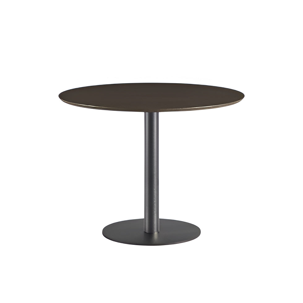 Cilindro Bistro Table: Wood Top