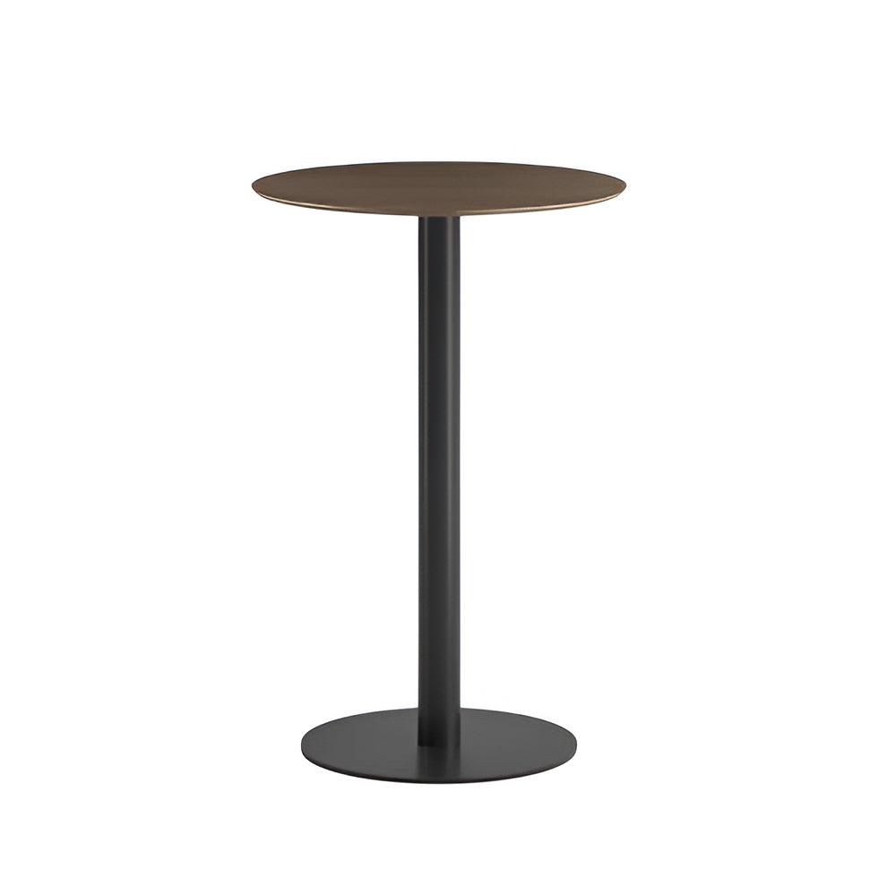 Cilindro Bistro Table: Wood Top