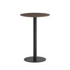 Cilindro Bistro Table: Wood Top