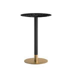 Cilindro Bistro Table: Marble Top