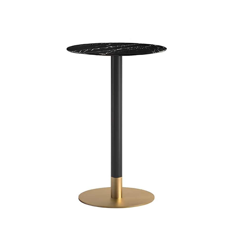 Cilindro Bistro Table: Marble Top