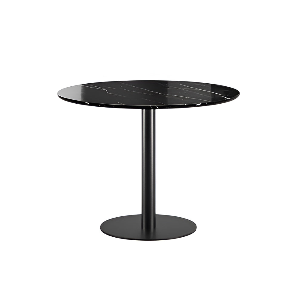 Cilindro Bistro Table: Marble Top