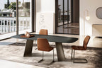 Dorian Dining Table: Ceramic Top