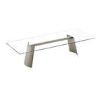 Dorian Dining Table: Glass Top
