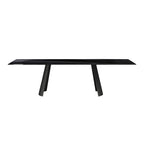 Dorian Dining Table: Glass Top