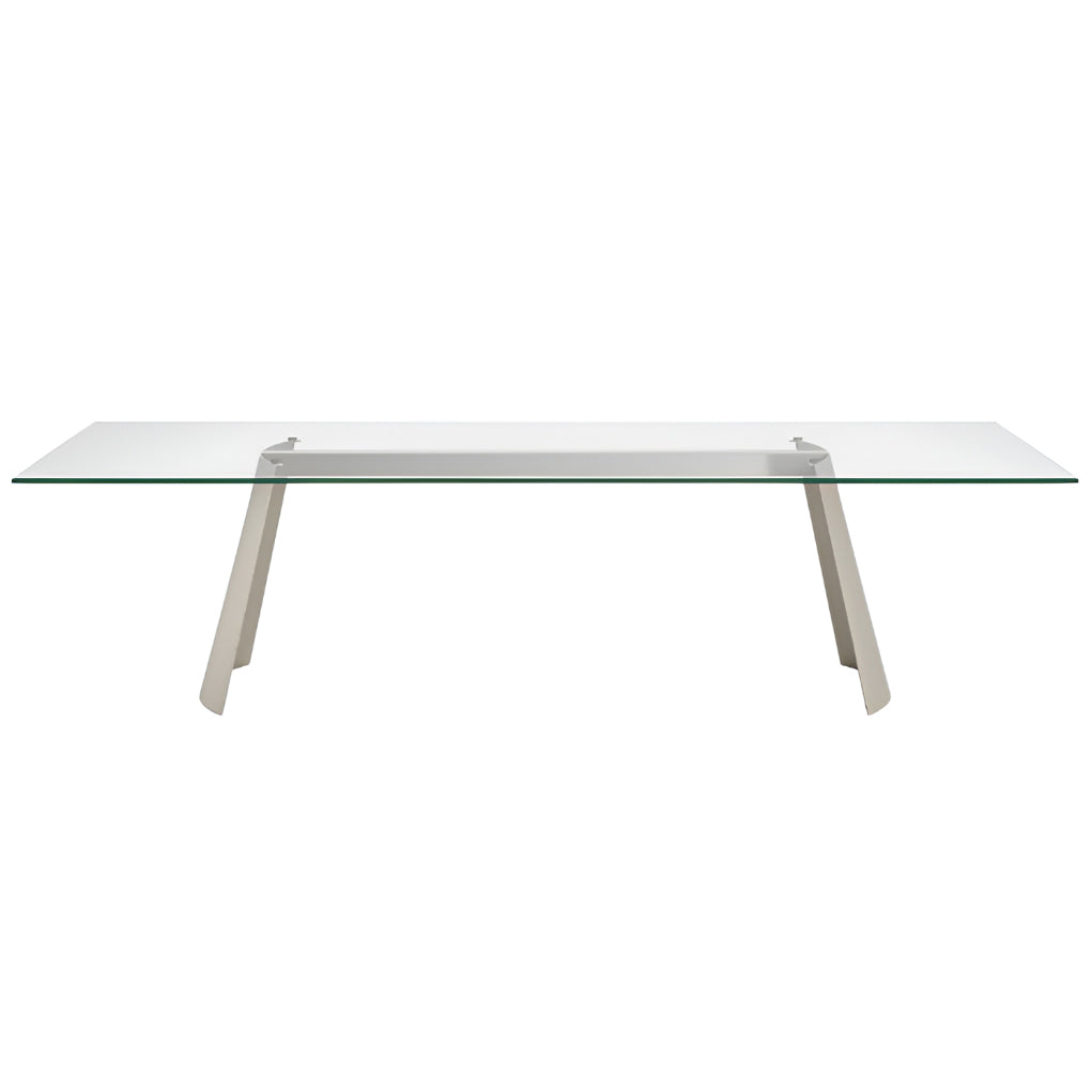 Dorian Dining Table: Glass Top