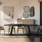 Dorian Dining Table: Wood Top