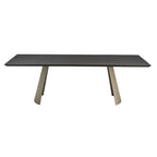 Dorian Dining Table: Wood Top