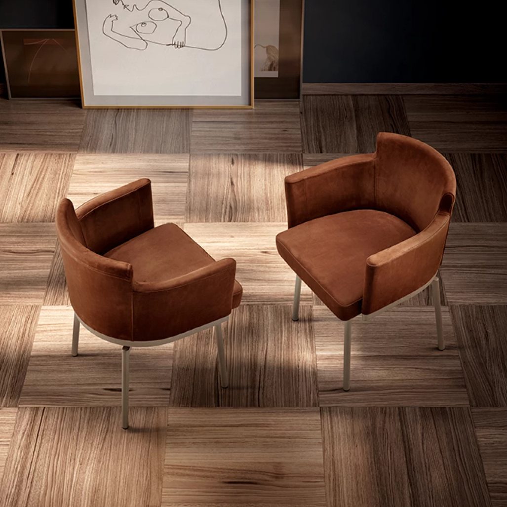 Ely Swivel Dining Armchair