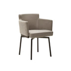 Ely Diamond Swivel Dining Armchair