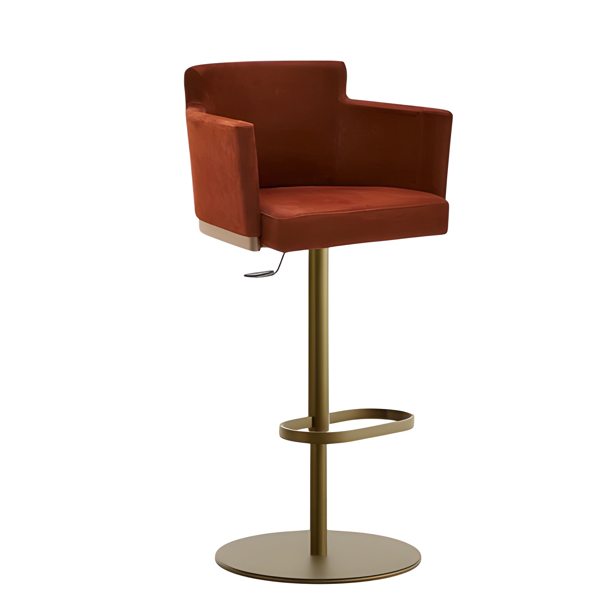 Ely Height Adjustable Bar Stool: Swivel Base