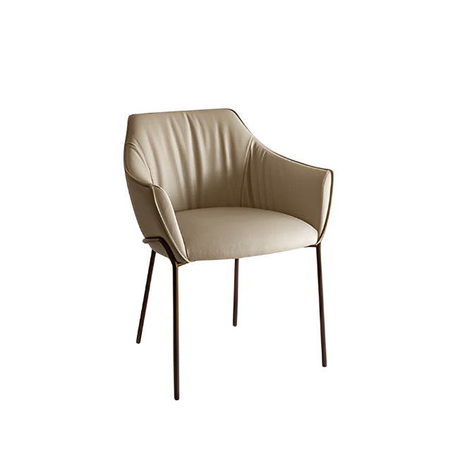 Era Dining Chair: 4 Metal Legs