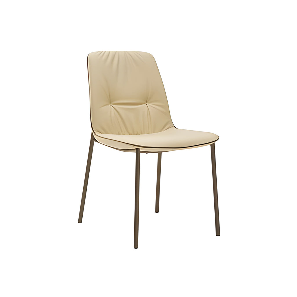 Lisa Dining Chair: 4 Metal Legs