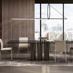 Narciso Dining Table: Glass Top