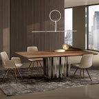 Narciso Dining Table: Wood Top