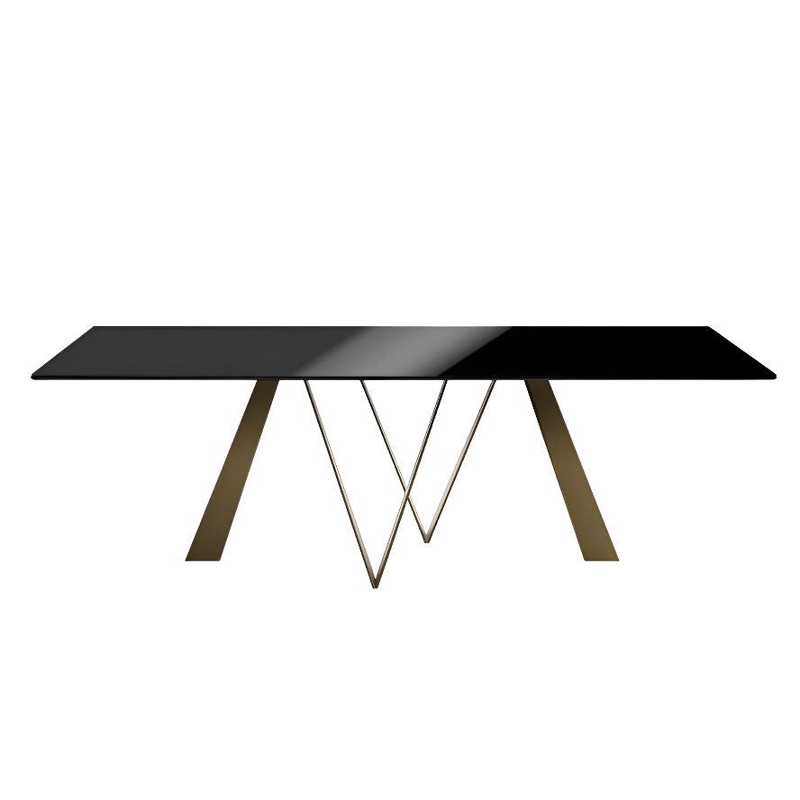 Noa Dining Table: Glass Top